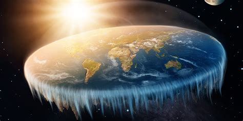 Why some people believe the Earth is flat .